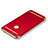 Funda Bumper Lujo Marco de Metal y Plastico M02 para Huawei Nova Rojo