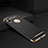 Funda Bumper Lujo Marco de Metal y Plastico para Apple iPhone X Negro