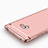 Funda Bumper Lujo Marco de Metal y Plastico para Xiaomi Mi Note 2 Oro Rosa