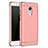 Funda Bumper Lujo Marco de Metal y Plastico para Xiaomi Redmi Note 4 Standard Edition Oro Rosa