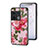 Funda Bumper Silicona Gel Espejo Flores Carcasa para OnePlus 10 Pro 5G