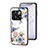 Funda Bumper Silicona Gel Espejo Flores Carcasa para OnePlus 10T 5G