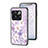 Funda Bumper Silicona Gel Espejo Flores Carcasa para OnePlus 10T 5G