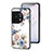 Funda Bumper Silicona Gel Espejo Flores Carcasa para OnePlus 11 5G