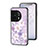 Funda Bumper Silicona Gel Espejo Flores Carcasa para OnePlus 11 5G