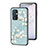 Funda Bumper Silicona Gel Espejo Flores Carcasa para OnePlus 9 5G