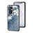 Funda Bumper Silicona Gel Espejo Flores Carcasa para OnePlus 9 5G