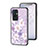 Funda Bumper Silicona Gel Espejo Flores Carcasa para OnePlus 9 Pro 5G