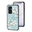 Funda Bumper Silicona Gel Espejo Flores Carcasa para OnePlus 9 Pro 5G