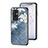 Funda Bumper Silicona Gel Espejo Flores Carcasa para OnePlus 9 Pro 5G