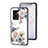 Funda Bumper Silicona Gel Espejo Flores Carcasa para OnePlus Nord N300 5G