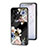 Funda Bumper Silicona Gel Espejo Flores Carcasa para Oppo A77 5G