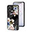 Funda Bumper Silicona Gel Espejo Flores Carcasa para Oppo Reno9 5G