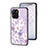 Funda Bumper Silicona Gel Espejo Flores Carcasa para Realme 10 5G