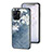 Funda Bumper Silicona Gel Espejo Flores Carcasa para Realme 10 5G