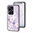 Funda Bumper Silicona Gel Espejo Flores Carcasa para Realme 10 Pro+ Plus 5G