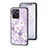 Funda Bumper Silicona Gel Espejo Flores Carcasa para Realme C30