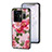 Funda Bumper Silicona Gel Espejo Flores Carcasa para Realme GT Neo6 5G