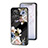 Funda Bumper Silicona Gel Espejo Flores Carcasa para Realme GT2 Master Explorer