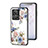 Funda Bumper Silicona Gel Espejo Flores Carcasa para Realme GT2 Master Explorer