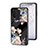 Funda Bumper Silicona Gel Espejo Flores Carcasa para Vivo iQOO 10 5G