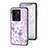 Funda Bumper Silicona Gel Espejo Flores Carcasa para Vivo iQOO 10 Pro 5G