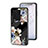 Funda Bumper Silicona Gel Espejo Flores Carcasa para Vivo iQOO Neo7 SE