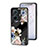 Funda Bumper Silicona Gel Espejo Flores Carcasa para Vivo T1 5G