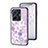 Funda Bumper Silicona Gel Espejo Flores Carcasa para Vivo T1 Pro 5G