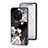 Funda Bumper Silicona Gel Espejo Flores Carcasa para Vivo X90 Pro 5G