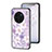 Funda Bumper Silicona Gel Espejo Flores Carcasa para Vivo X90 Pro+ Plus 5G