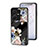 Funda Bumper Silicona Gel Espejo Flores Carcasa para Vivo Y22