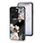 Funda Bumper Silicona Gel Espejo Flores Carcasa para Vivo Y35 4G