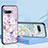 Funda Bumper Silicona Gel Espejo Flores Carcasa S01 para Asus ROG Phone 3