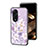 Funda Bumper Silicona Gel Espejo Flores Carcasa S01 para Huawei Honor X5 Plus