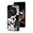 Funda Bumper Silicona Gel Espejo Flores Carcasa S01 para Huawei Honor X9b 5G