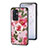 Funda Bumper Silicona Gel Espejo Flores Carcasa S01 para OnePlus 9 Pro 5G