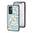 Funda Bumper Silicona Gel Espejo Flores Carcasa S01 para OnePlus 9RT 5G