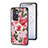 Funda Bumper Silicona Gel Espejo Flores Carcasa S01 para OnePlus 9RT 5G