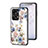 Funda Bumper Silicona Gel Espejo Flores Carcasa S01 para OnePlus Nord 2T 5G