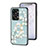 Funda Bumper Silicona Gel Espejo Flores Carcasa S01 para OnePlus Nord 2T 5G