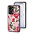 Funda Bumper Silicona Gel Espejo Flores Carcasa S01 para OnePlus Nord 2T 5G