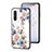 Funda Bumper Silicona Gel Espejo Flores Carcasa S01 para OnePlus Nord CE 5G