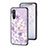 Funda Bumper Silicona Gel Espejo Flores Carcasa S01 para OnePlus Nord CE 5G