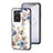 Funda Bumper Silicona Gel Espejo Flores Carcasa S01 para OnePlus Nord N20 SE