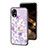 Funda Bumper Silicona Gel Espejo Flores Carcasa S01 para Oppo A17K