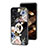 Funda Bumper Silicona Gel Espejo Flores Carcasa S01 para Oppo A18