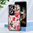 Funda Bumper Silicona Gel Espejo Flores Carcasa S01 para Oppo A2 5G