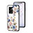 Funda Bumper Silicona Gel Espejo Flores Carcasa S01 para Oppo A57 5G