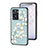 Funda Bumper Silicona Gel Espejo Flores Carcasa S01 para Oppo A77 4G